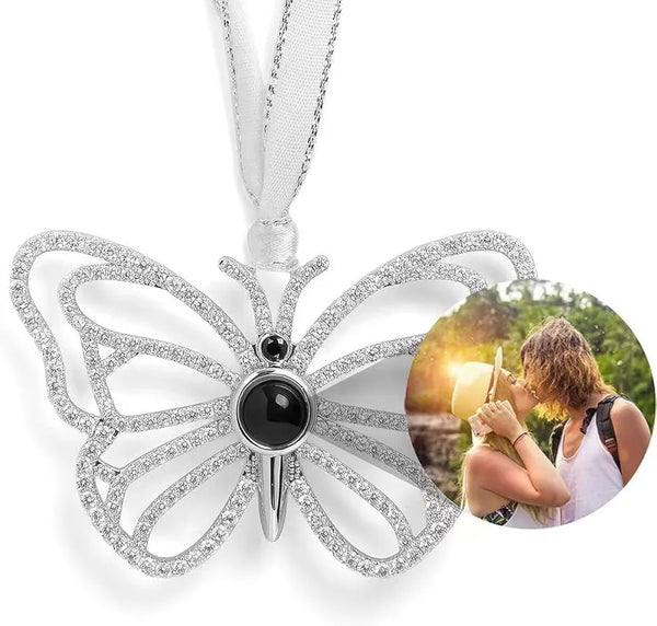 Personalized Butterfly Photo Ornament