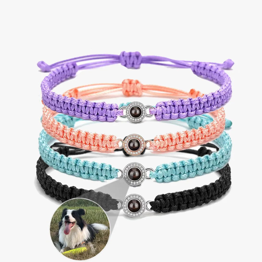 custom circle Photo Bracelet